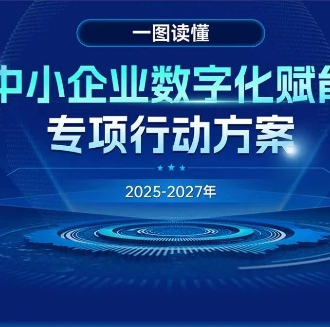 行业资讯| 五问+一图，读懂《中小企业数字化赋能专项行动方案（2025—2027年）》